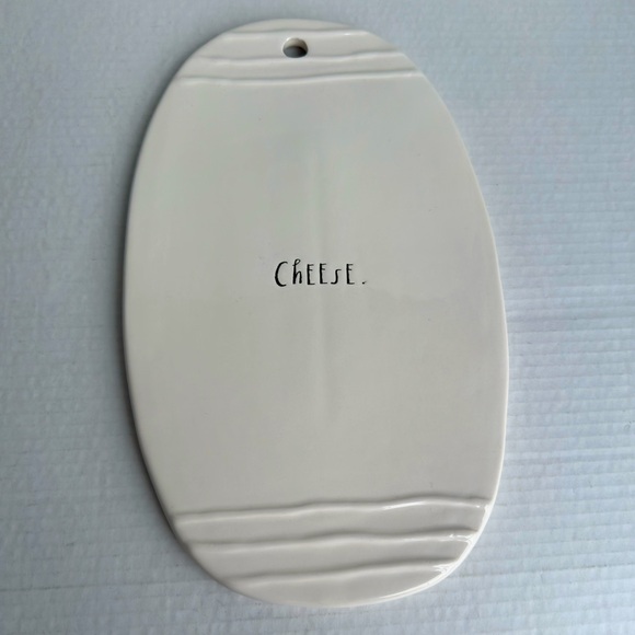 Rae Dunn artisan collection by magenta Large Oval Ceramic Cheese Board - Picture 1 of 8